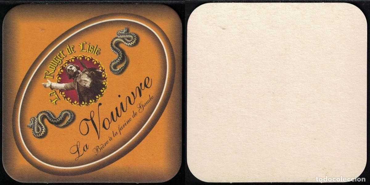 Collectionnisme de bi&egrave;res: Francia Sous Bock Beermat Coaster La Rouget de Lisle La Vouivre