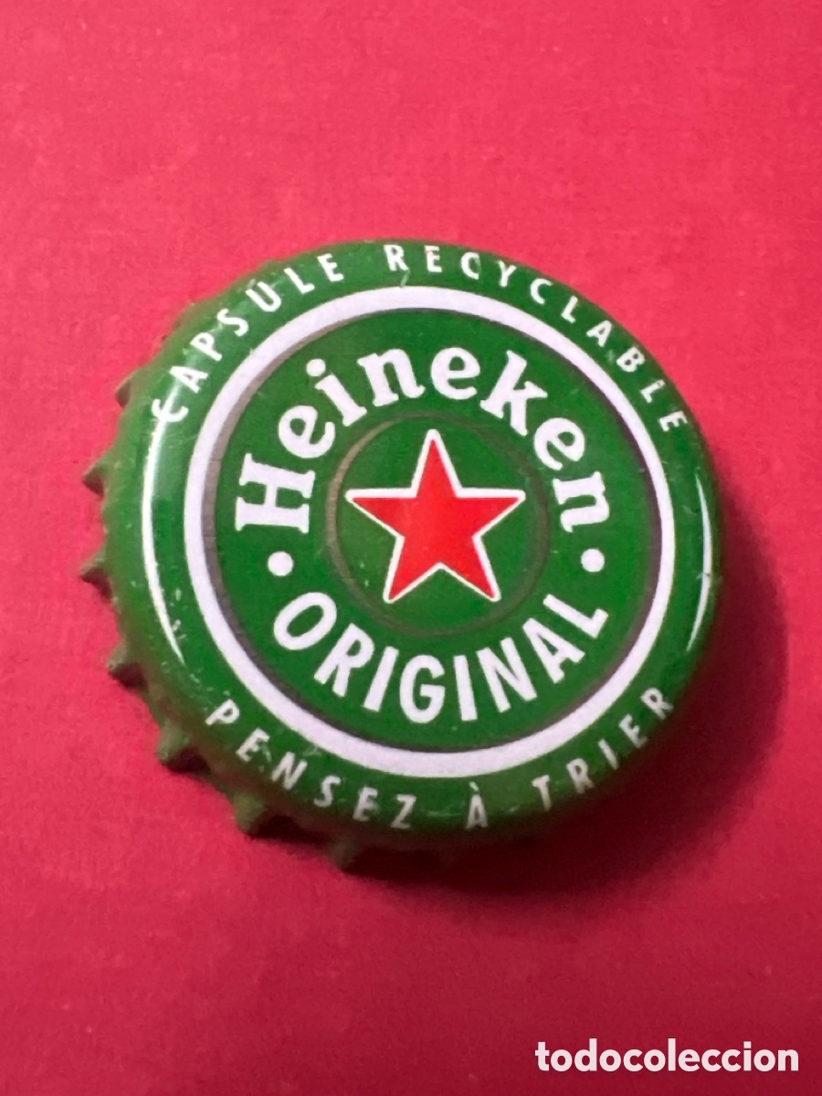 Coleccionismo de cervezas: T4/X35/B6. TAPON CORONA CHAPA BEER BOTTLE CAP KRONKORKEN TAPPI CAPSULE CERVEZA HEINEKEN ORIGINAL