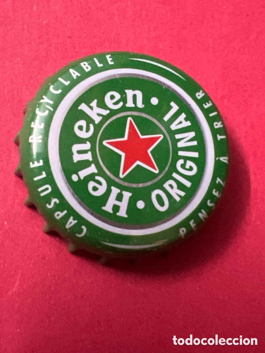 Coleccionismo de cervezas: T4/X35/D1. TAPON CORONA CHAPA BEER BOTTLE CAP KRONKORKEN TAPPI CAPSULE CERVEZA HEINEKEN ORIGINAL