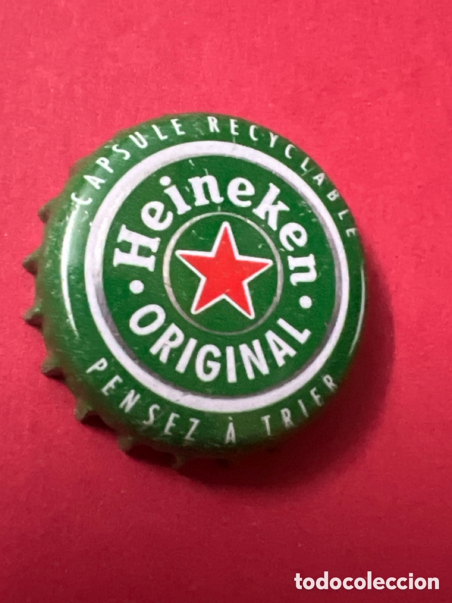 Coleccionismo de cervezas: T4/X35/D3. TAPON CORONA CHAPA BEER BOTTLE CAP KRONKORKEN TAPPI CAPSULE CERVEZA HEINEKEN ORIGINAL