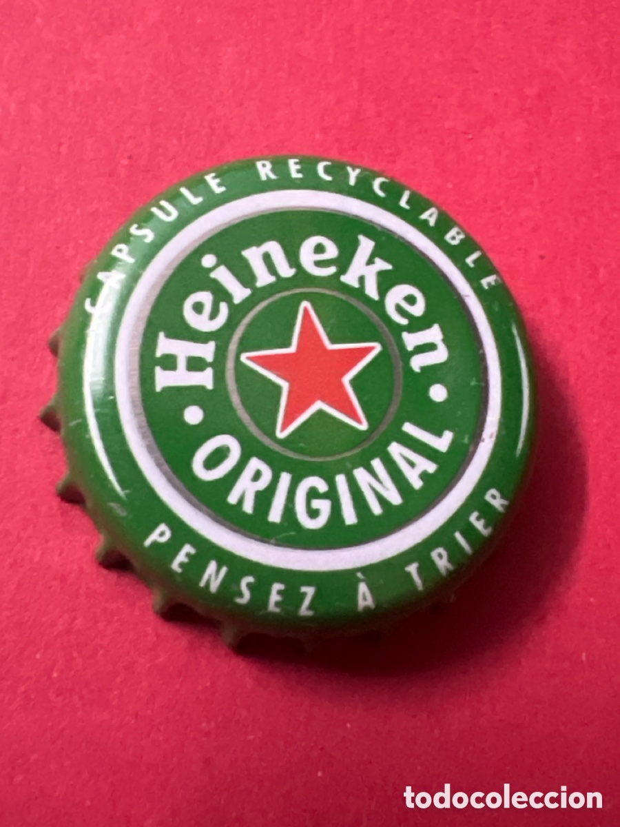 Coleccionismo de cervezas: T4/X35/D4. TAPON CORONA CHAPA BEER BOTTLE CAP KRONKORKEN TAPPI CAPSULE CERVEZA HEINEKEN ORIGINAL