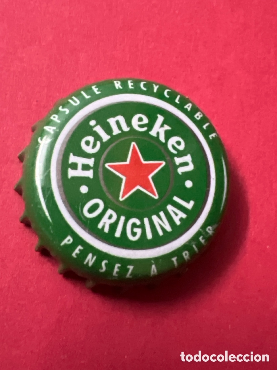 Coleccionismo de cervezas: T4/X35/D5. TAPON CORONA CHAPA BEER BOTTLE CAP KRONKORKEN TAPPI CAPSULE CERVEZA HEINEKEN ORIGINAL