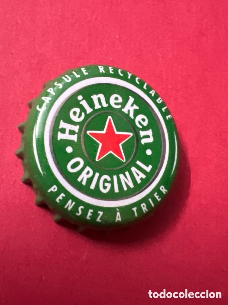 Coleccionismo de cervezas: T4/X35/F5. TAPON CORONA CHAPA BEER BOTTLE CAP KRONKORKEN TAPPI CAPSULE CERVEZA HEINEKEN ORIGINAL
