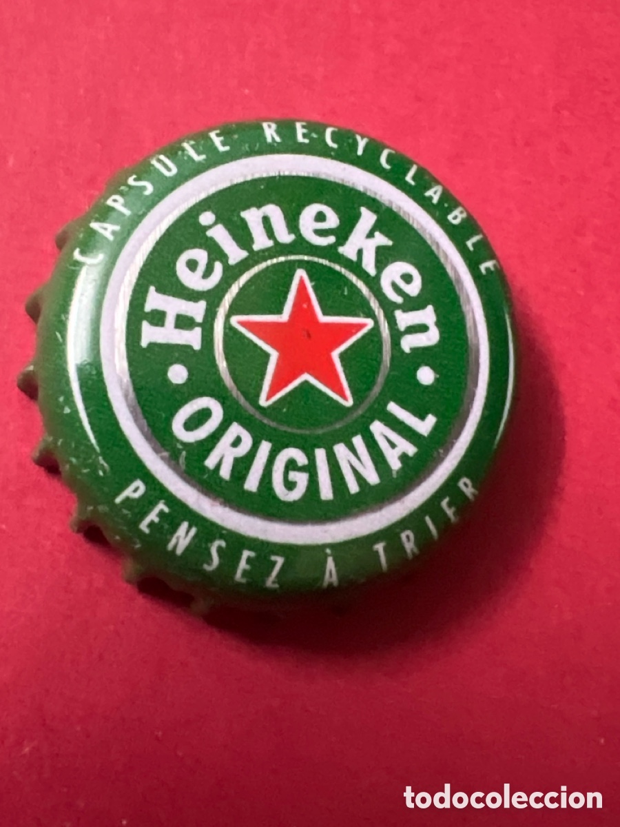 Coleccionismo de cervezas: T4/X35/H3. TAPON CORONA CHAPA BEER BOTTLE CAP KRONKORKEN TAPPI CAPSULE CERVEZA HEINEKEN ORIGINAL