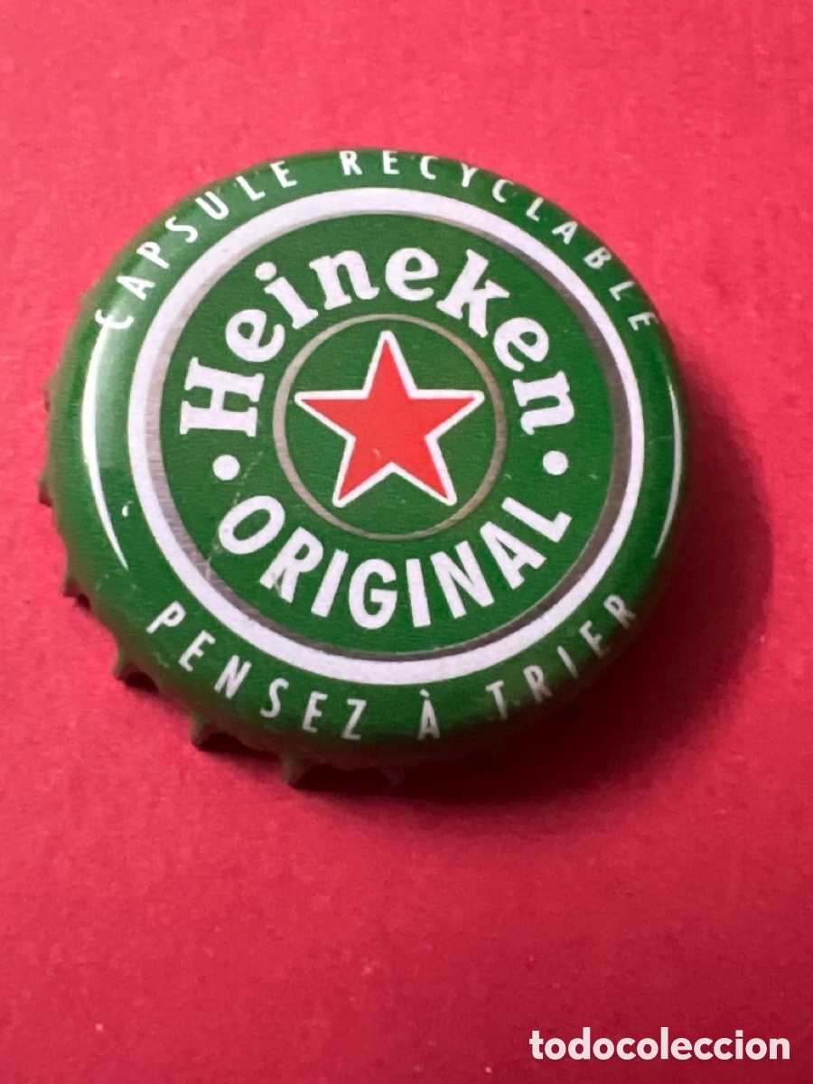 Coleccionismo de cervezas: T4/X35/H4. TAPON CORONA CHAPA BEER BOTTLE CAP KRONKORKEN TAPPI CAPSULE CERVEZA HEINEKEN ORIGINAL