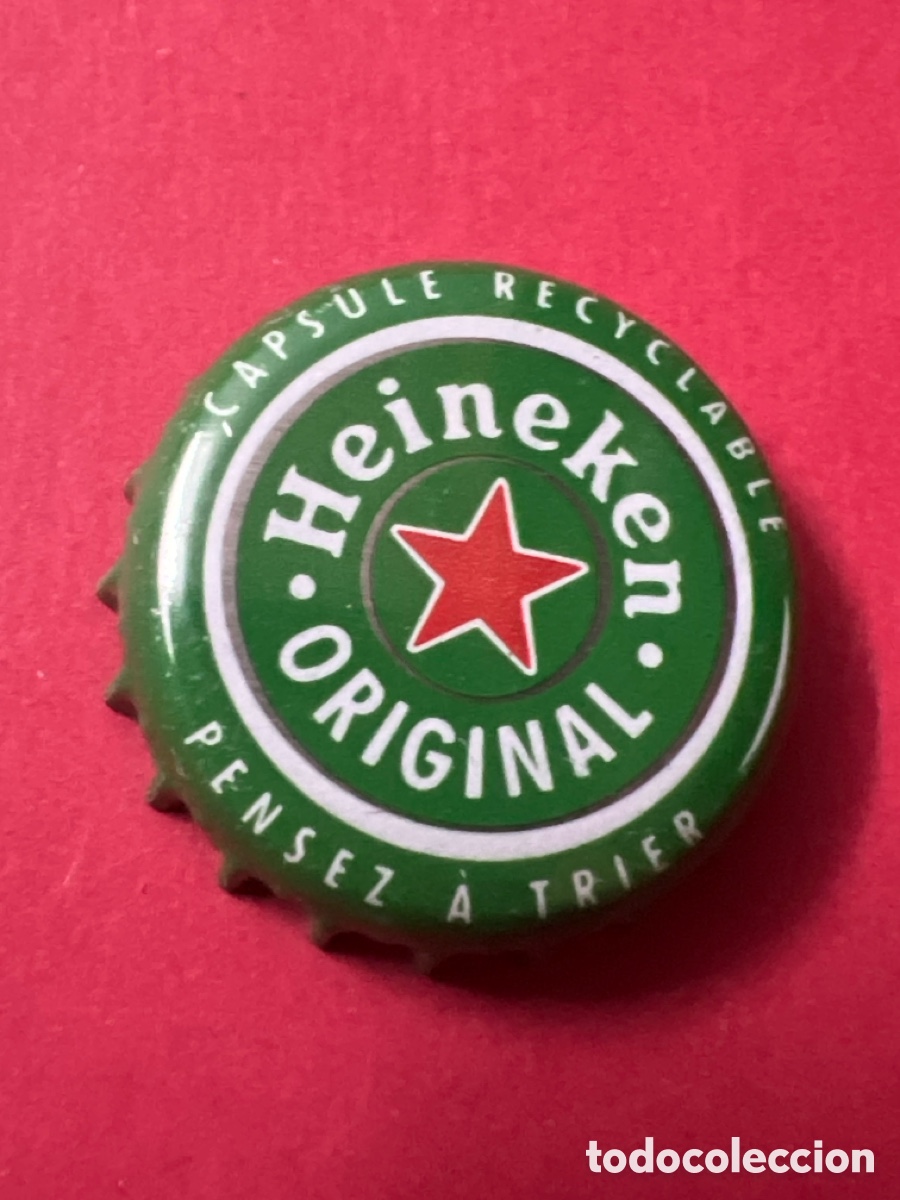Coleccionismo de cervezas: T4/X35/H6. TAPON CORONA CHAPA BEER BOTTLE CAP KRONKORKEN TAPPI CAPSULE CERVEZA HEINEKEN ORIGINAL