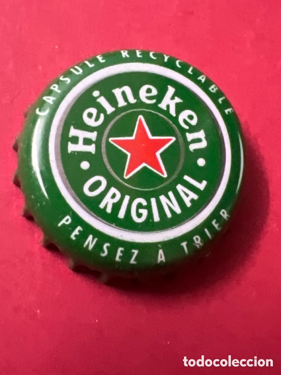 Coleccionismo de cervezas: T4/X35/J6: TAPON CORONA CHAPA BEER BOTTLE CAP KRONKORKEN TAPPI CAPSULE CERVEZA HEINEKEN ORIGINAL