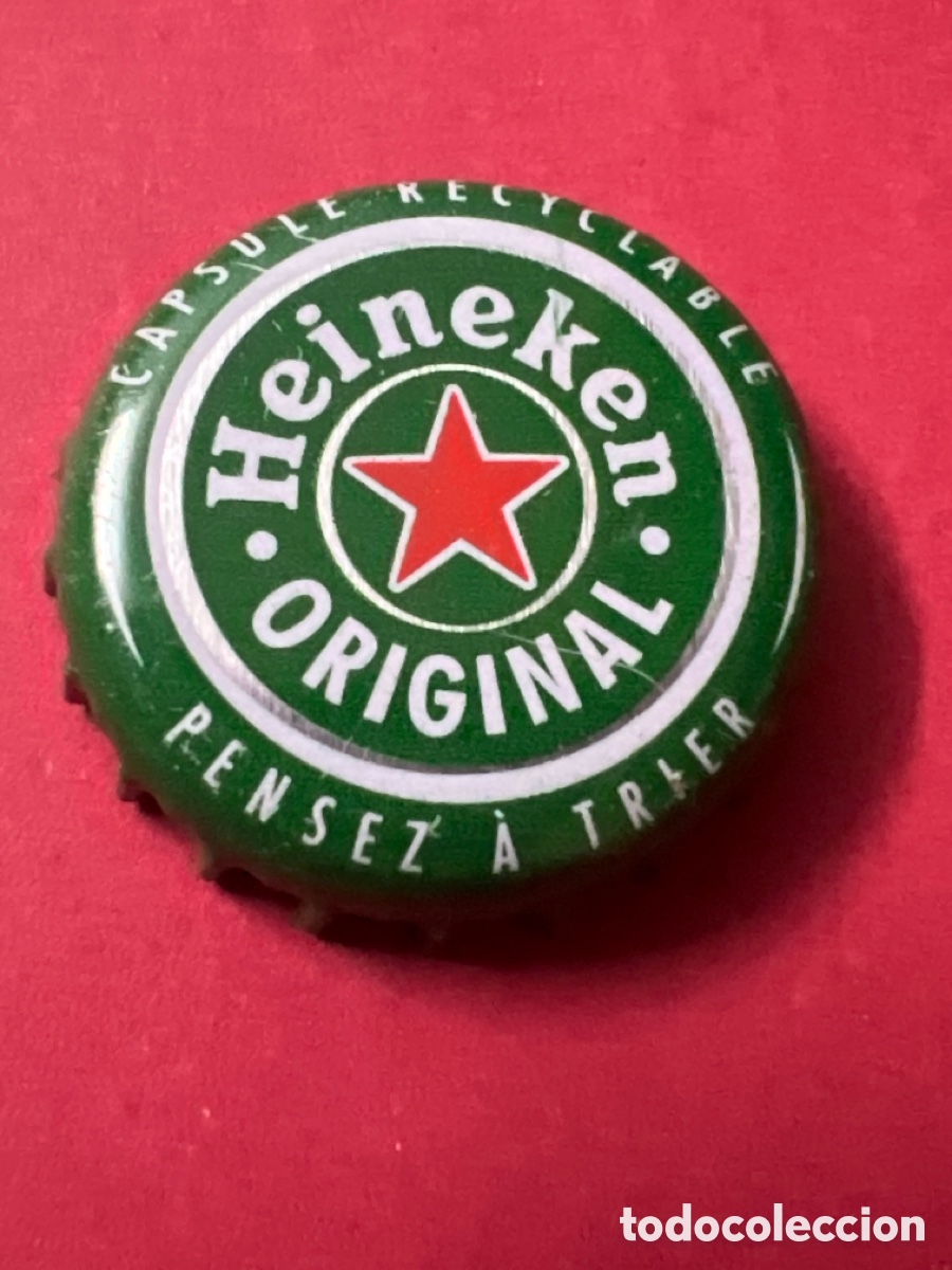Coleccionismo de cervezas: T4/X35/K6. TAPON CORONA CHAPA BEER BOTTLE CAP KRONKORKEN TAPPI CAPSULE CERVEZA HEINEKEN ORIGINAL