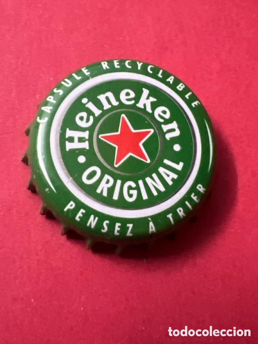 Coleccionismo de cervezas: T4/X35/L1. TAPON CORONA CHAPA BEER BOTTLE CAP KRONKORKEN TAPPI CAPSULE CERVEZA HEINEKEN ORIGINAL