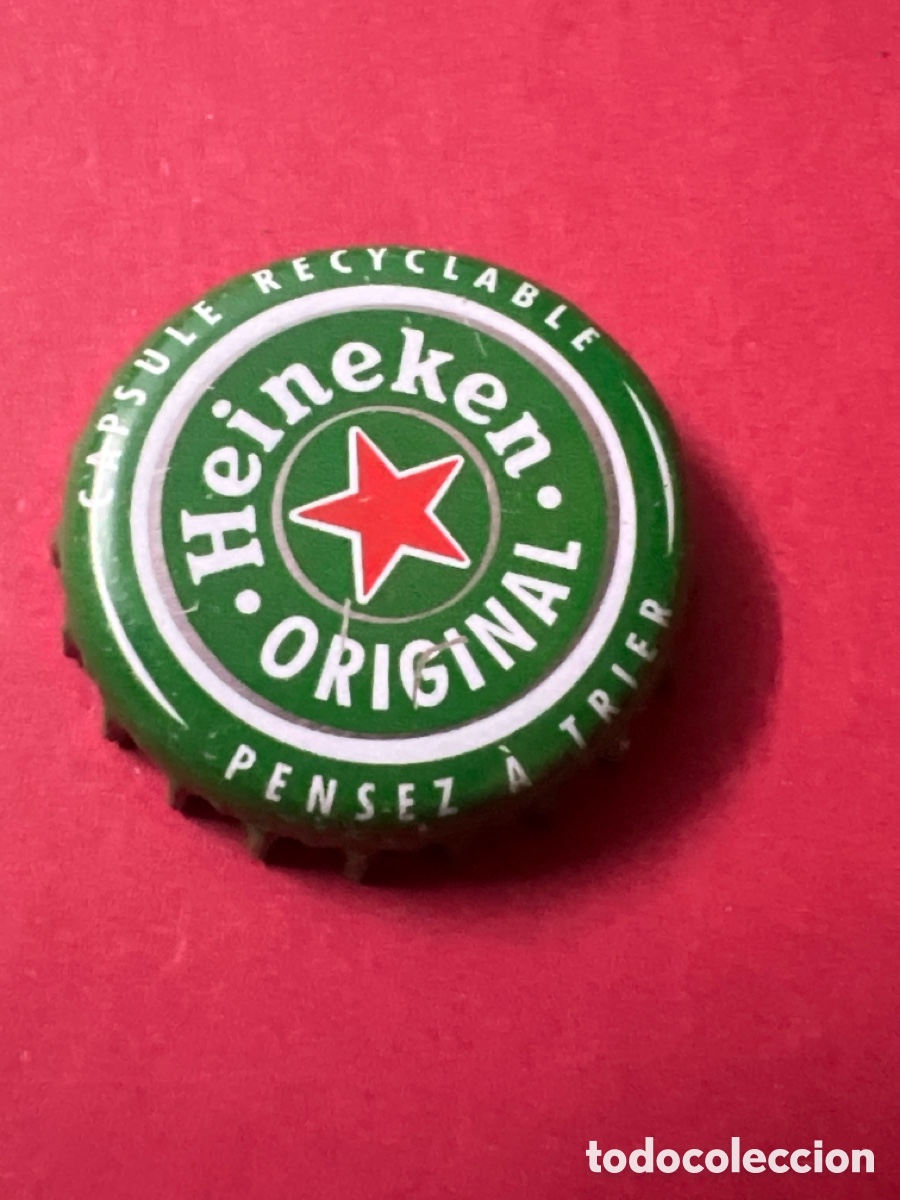 Coleccionismo de cervezas: T4/X35/N1.TAPON CORONA CHAPA BEER BOTTLE CAP KRONKORKEN TAPPI CAPSULE CERVEZA HEINEKEN ORIGINAL