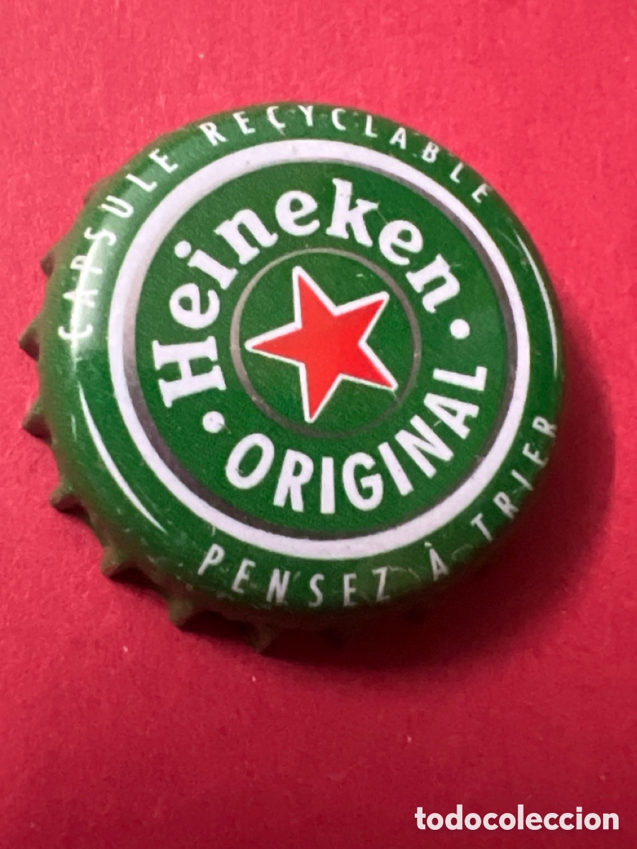 Coleccionismo de cervezas: T4/X35/O3. TAPON CORONA CHAPA BEER BOTTLE CAP KRONKORKEN TAPPI CAPSULE CERVEZA HEINEKEN ORIGINAL