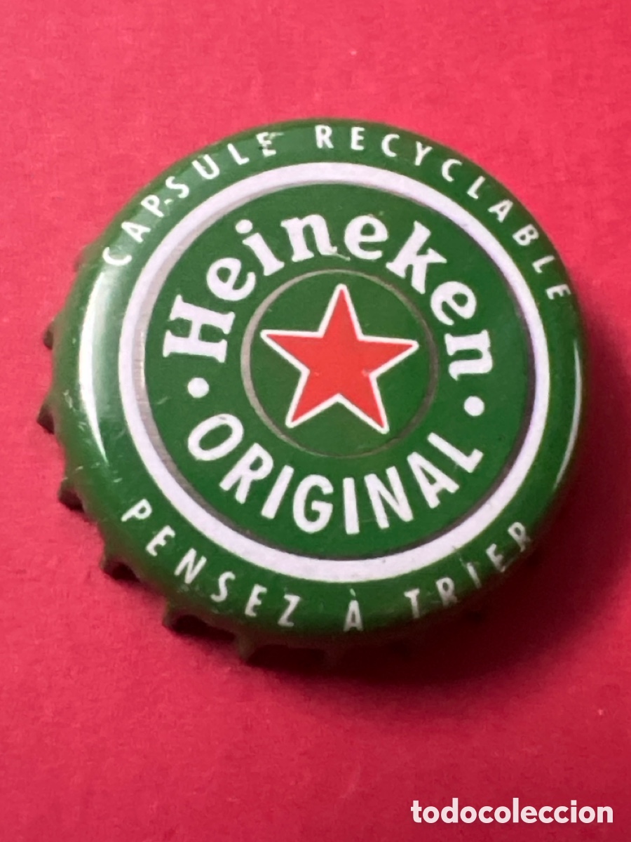 Coleccionismo de cervezas: T4/X35/P5. TAPON CORONA CHAPA BEER BOTTLE CAP KRONKORKEN TAPPI CAPSULE CERVEZA HEINEKEN ORIGINAL