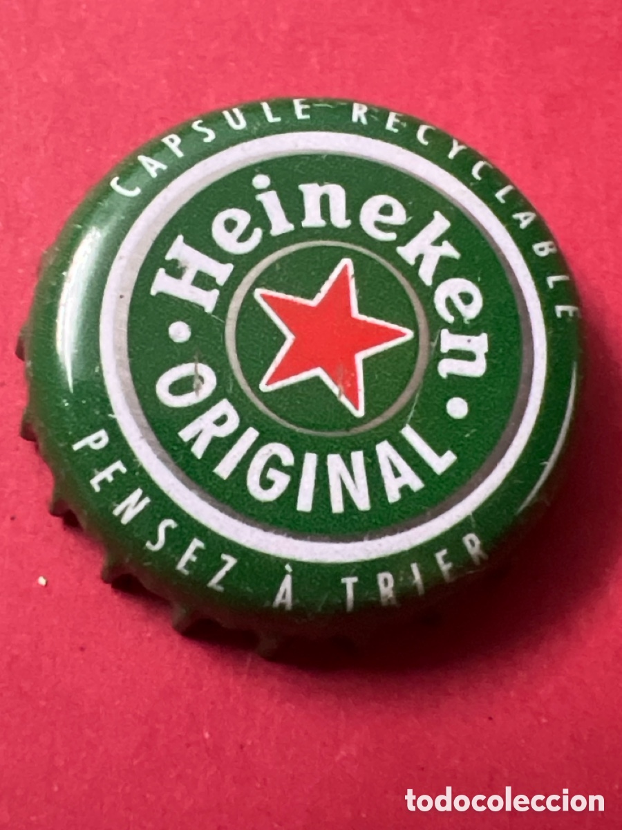 Coleccionismo de cervezas: T4/X35/Q2. TAPON CORONA CHAPA BEER BOTTLE CAP KRONKORKEN TAPPI CAPSULE CERVEZA HEINEKEN ORIGINAL