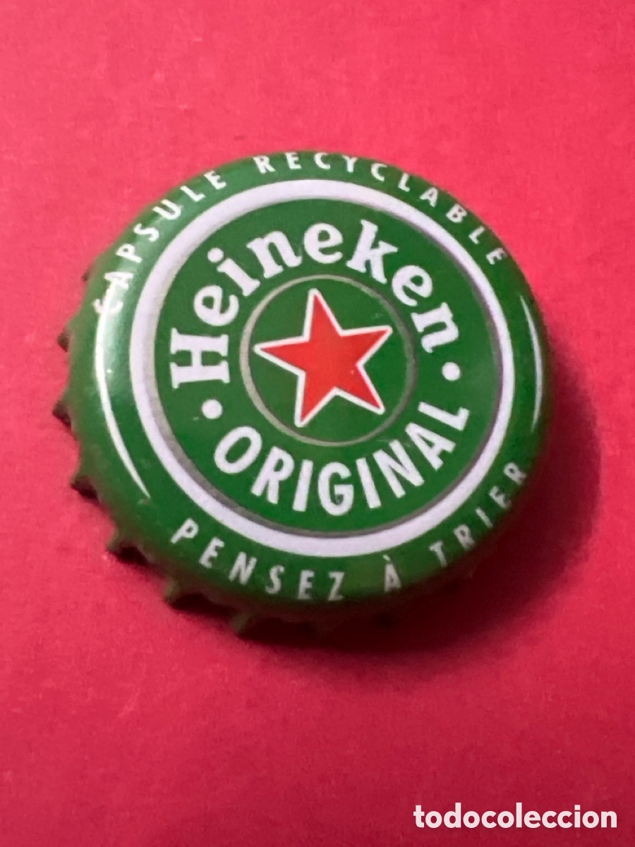 Coleccionismo de cervezas: T4/X35/Q4. TAPON CORONA CHAPA BEER BOTTLE CAP KRONKORKEN TAPPI CAPSULE CERVEZA HEINEKEN ORIGINAL