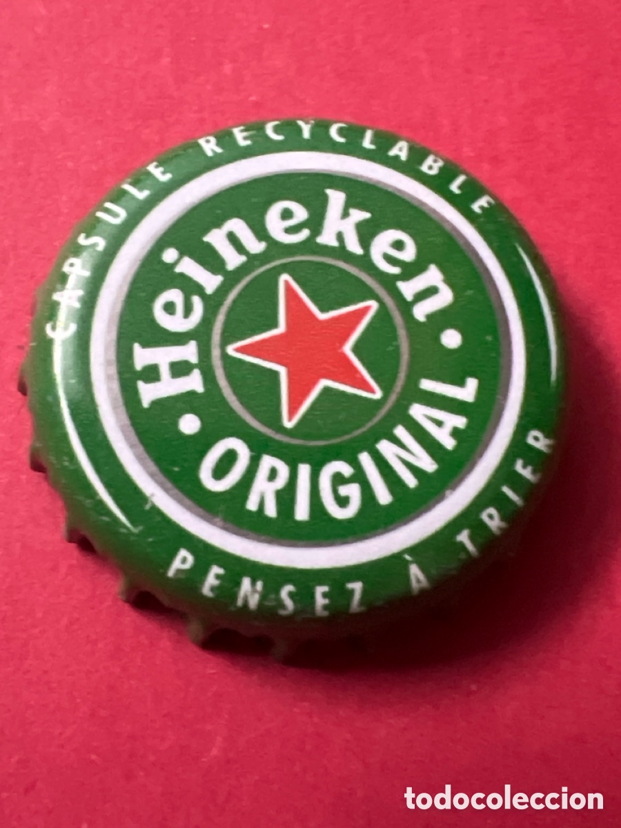 Coleccionismo de cervezas: T4/X35/Q5. TAPON CORONA CHAPA BEER BOTTLE CAP KRONKORKEN TAPPI CAPSULE CERVEZA HEINEKEN ORIGINAL