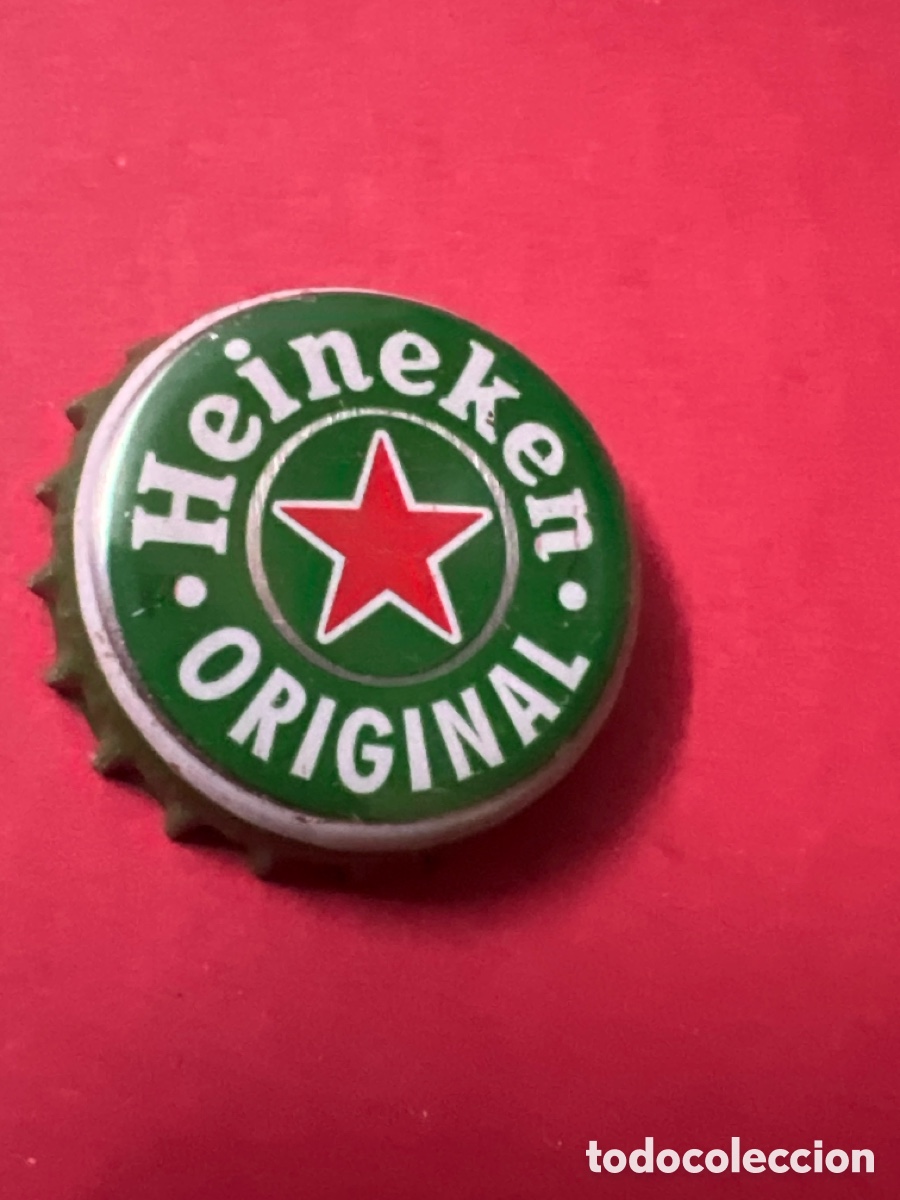 Sammeln von Brauereiartikeln: T4/X34/C6. HEINEKEN ORIGINAL. CHAPA CERVEZA. CHAPA - TAPA - CORONA - CAPS- TAPON - GORRA - CROWS.