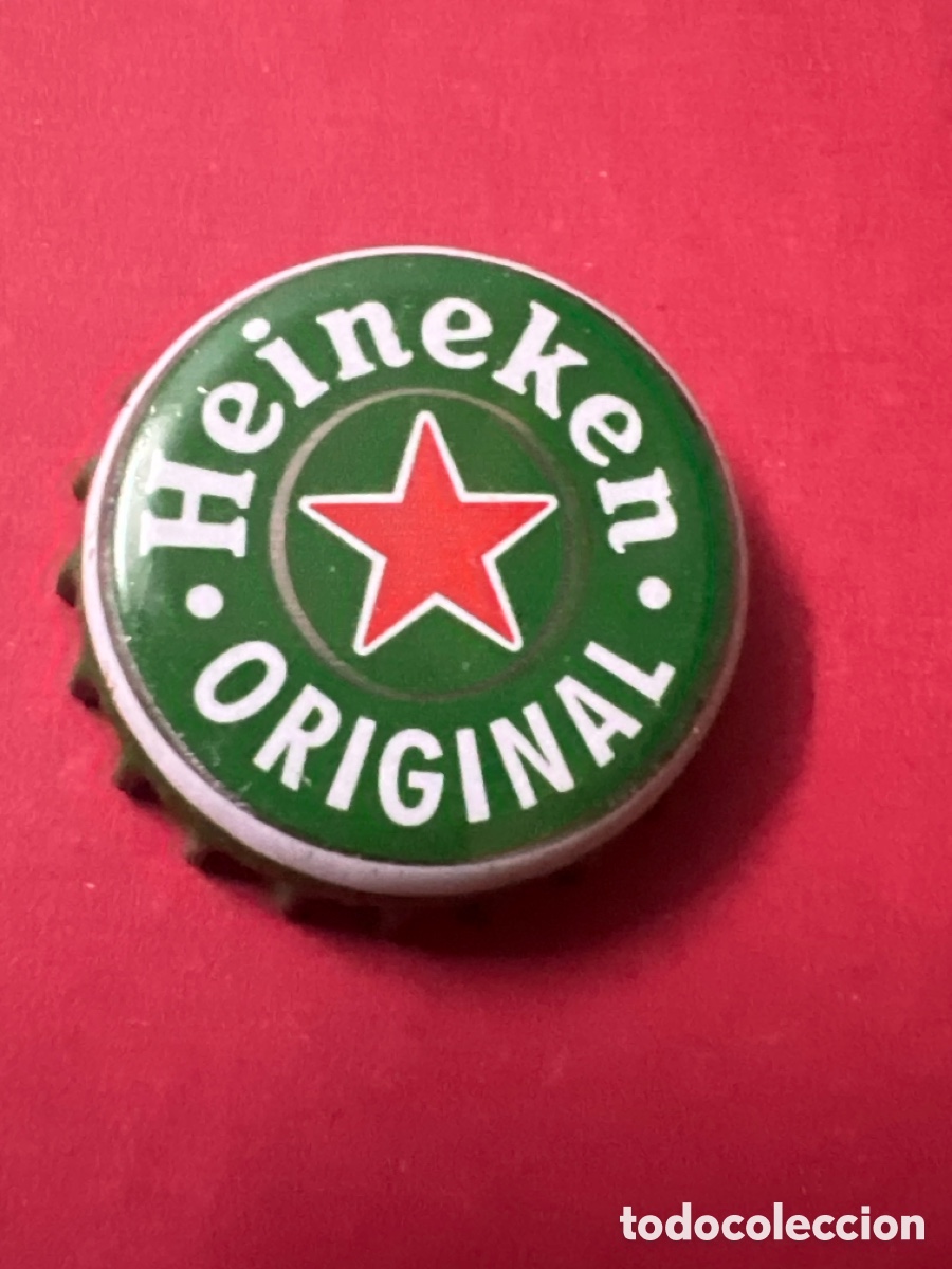 Sammeln von Brauereiartikeln: T4/X34/D1. HEINEKEN ORIGINAL. CHAPA CERVEZA. CHAPA - TAPA - CORONA - CAPS- TAPON - GORRA - CROWS.