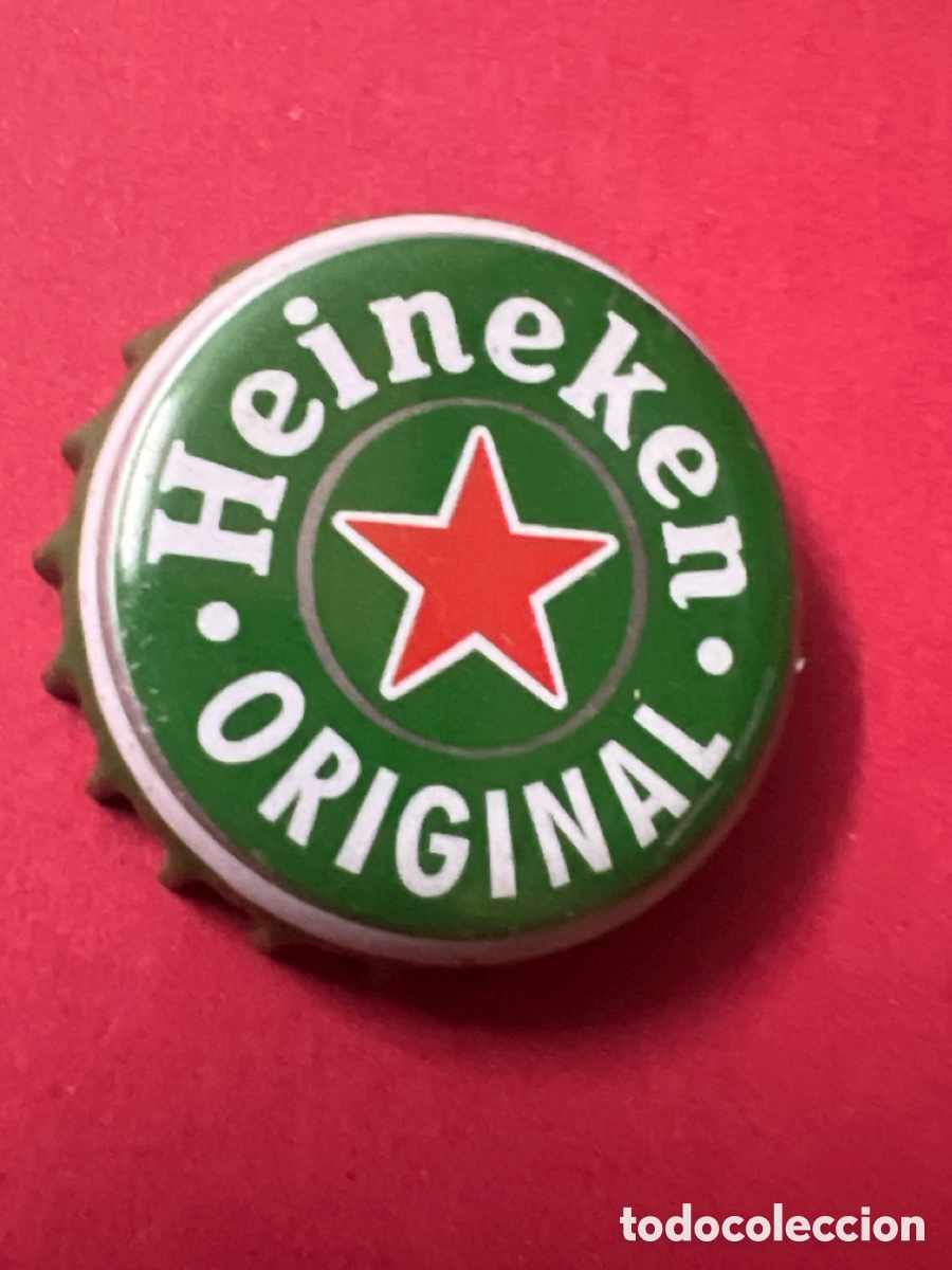 Sammeln von Brauereiartikeln: T4/X34/D2. HEINEKEN ORIGINAL. CHAPA CERVEZA. CHAPA - TAPA - CORONA - CAPS- TAPON - GORRA - CROWS.