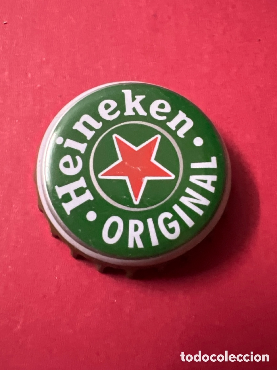 Coleccionismo de cervezas: T4/X34/E1. HEINEKEN ORIGINAL. CHAPA CERVEZA. CHAPA - TAPA - CORONA - CAPS- TAPON - GORRA - CROWS.