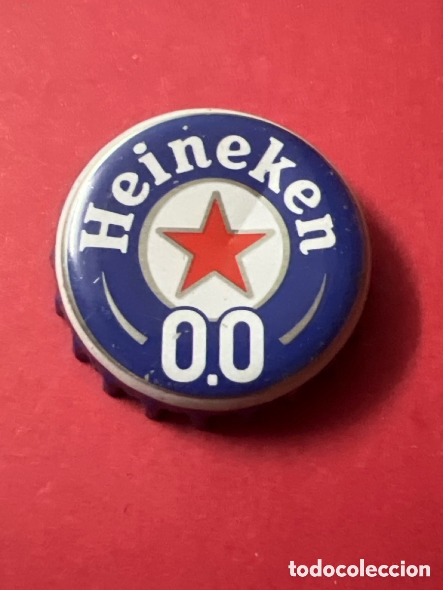 Coleccionismo de cervezas: T4/X34/F1. chapa tap&oacute;n corona de cerveza heineken sin alcohol 0,0