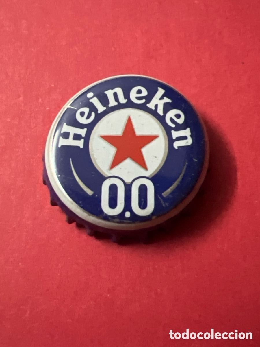 Coleccionismo de cervezas: T4/X34/F2. chapa tap&oacute;n corona de cerveza heineken sin alcohol 0,0