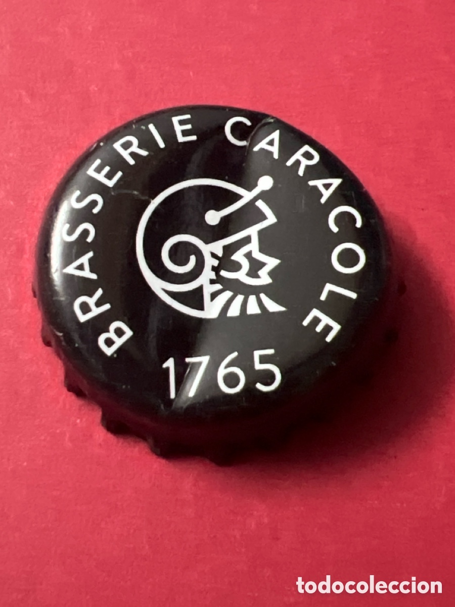 Coleccionismo de cervezas: T4/X34/P5. CHAPA CERVEZA - B&Eacute;LGICA- Brasserie Caracole 1765