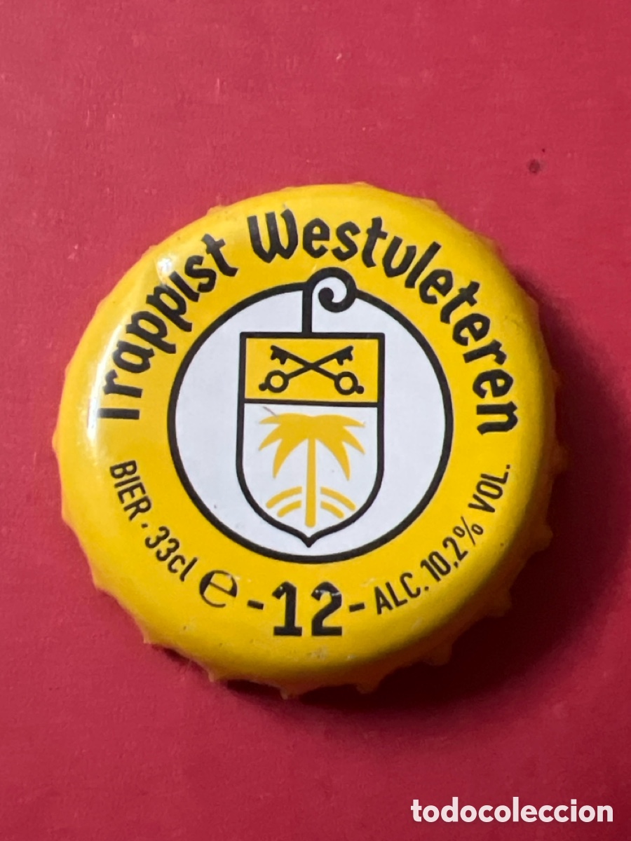 Coleccionismo de cervezas: T4/X33/A5. CHAPA CERVEZA - B&Eacute;LGICA - Trappist Westvleteren 12 Bier 33cl e Alc. 10,2 % Vol.
