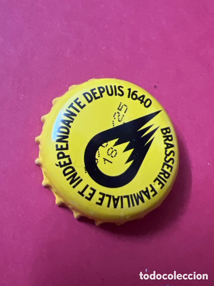 Collectable Beer: T4/X33/C6. CHAPA CERVEZA - FRANCIA - Brasserie familiale et ind&eacute;pendante depuis 1640