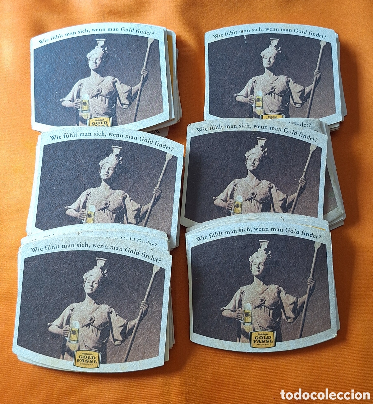 Coleccionismo de cervezas: Lote de 35 Posavasos Cerveza Ottakringer Gold Fassl Spezialbier -