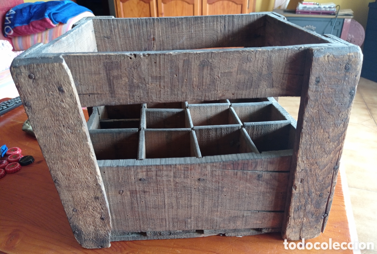 Coleccionismo de cervezas: MORITZ FAMOSA, CAJA MADERA 12 BOTELLAS