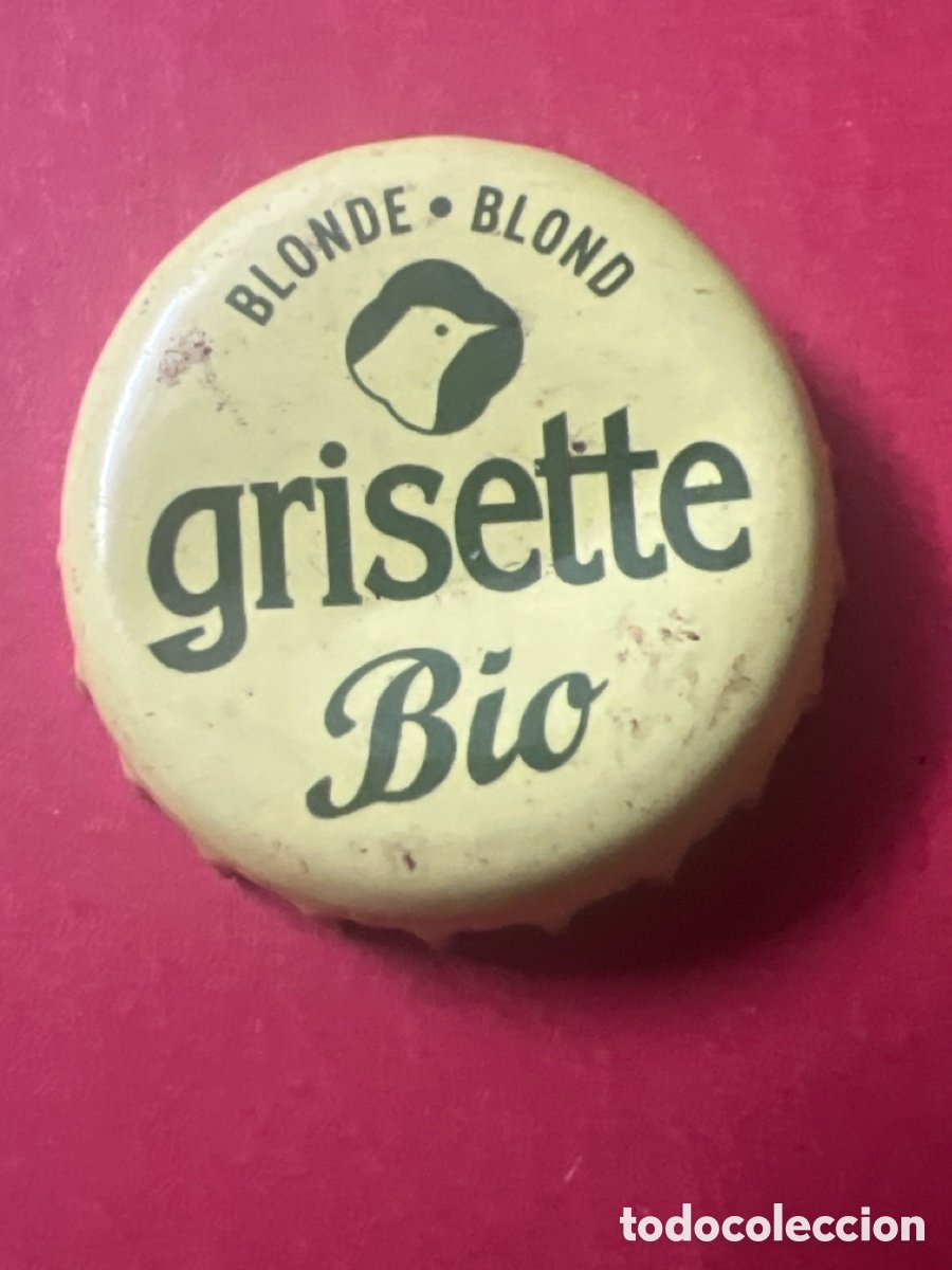 Coleccionismo de cervezas: T4/X36/O5. Belgique Capsule Bi&egrave;re Beer Crown Cap Grisette Bio Blonde Blond SU tap&oacute;n corona
