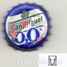 Coleccionismo de cervezas: chapa - cerveza - ESPA&Ntilde;A - San Miguel 0,0%