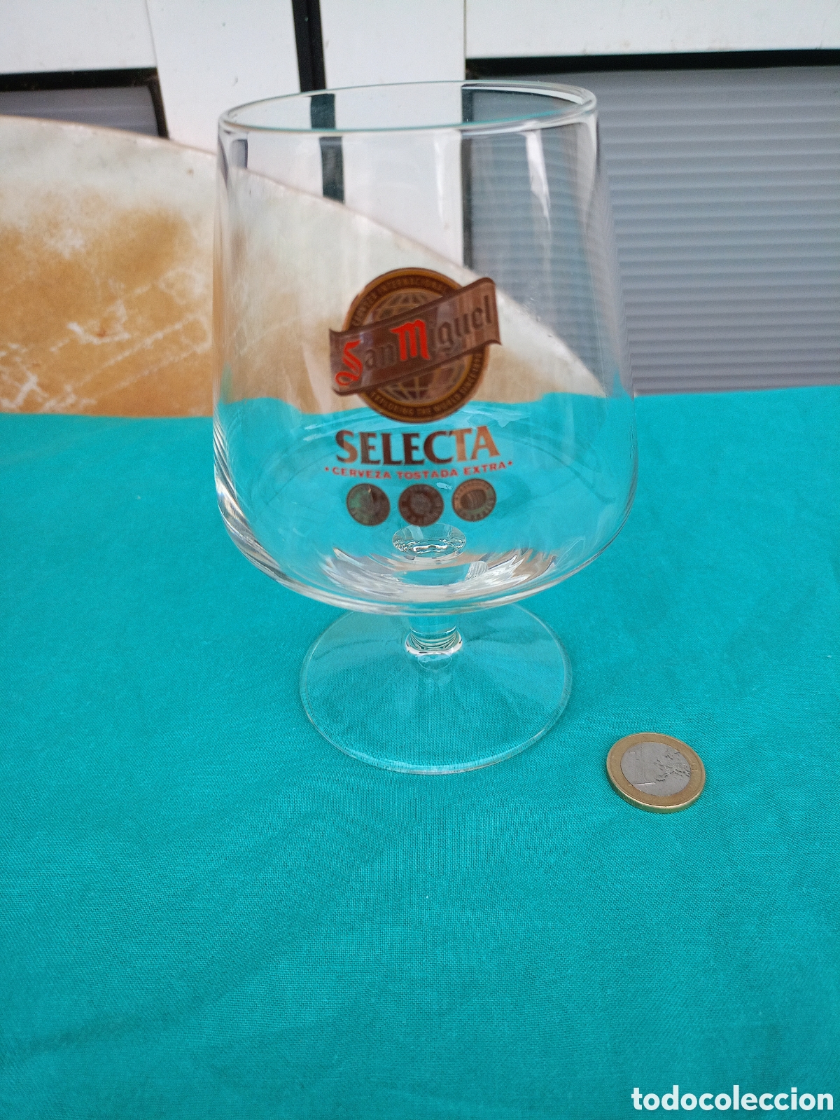 Coleccionismo de cervezas: COPA DE CERVEZA SAN MIGUEL SELECTA - Foto 2
