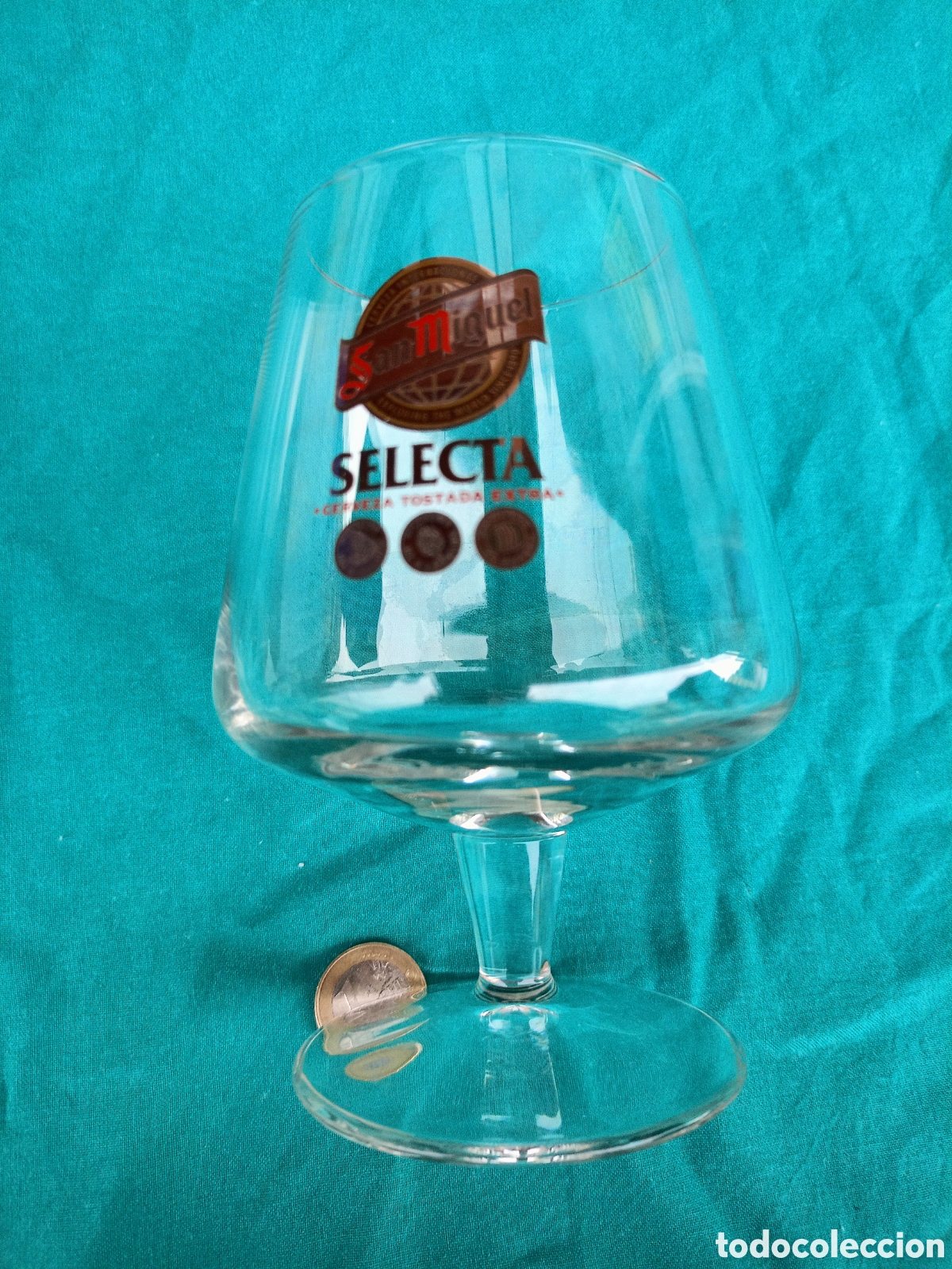 Coleccionismo de cervezas: COPA DE CERVEZA SAN MIGUEL SELECTA - Foto 1