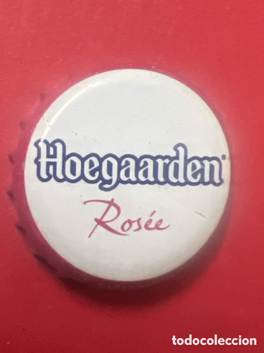 Coleccionismo de cervezas: T4/X34/E6. CHAPA CERVEZA HOEGAARDEN ROS&Eacute;E