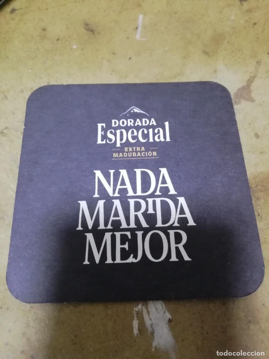 Coleccionismo de cervezas: POSAVASOS CERVEZA DORADA ESPECIAL EXTRAMADURACI&Oacute;N. NADA MARIDA MEJOR.