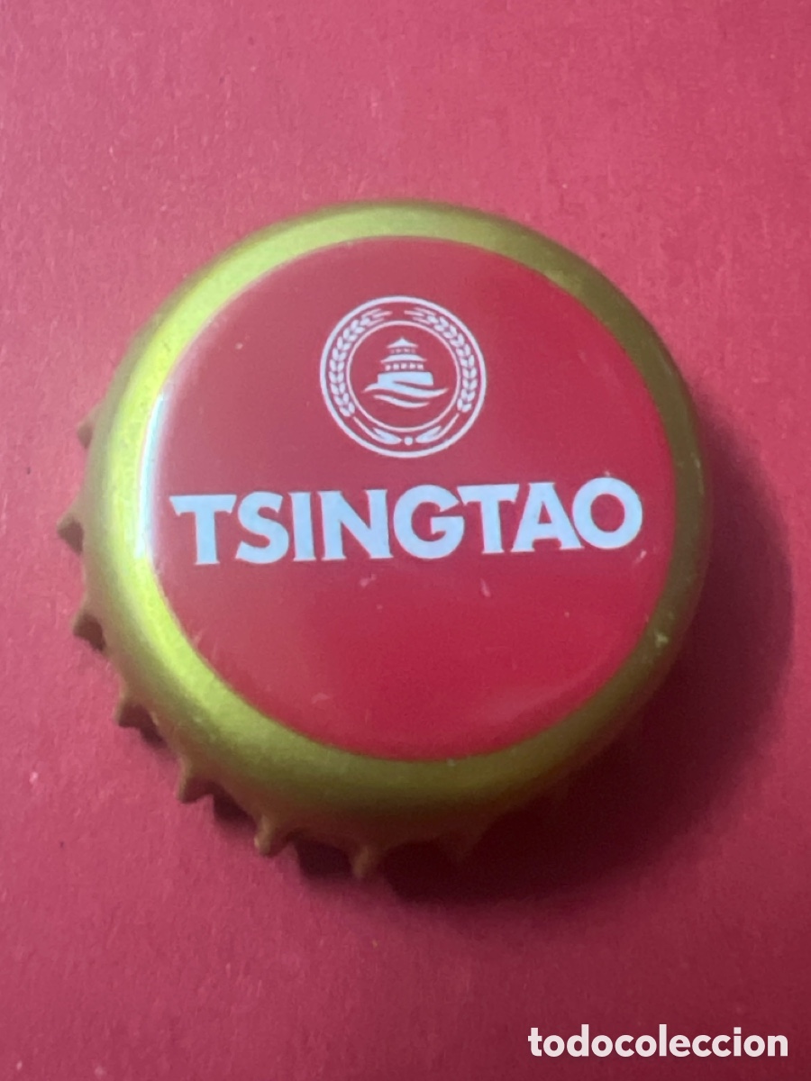 Coleccionismo de cervezas: T4/X35/J4. TAPON CORONA CHAPA BEER BOTTLE CAP KRONKORKEN TAPPI CAPSULE TSINGTAO - CHINA