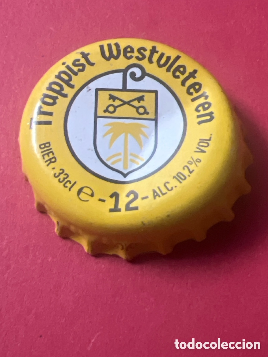 Coleccionismo de cervezas: T4/X32/C1. CHAPA CERVEZA - B&Eacute;LGICA - Trappist Westvleteren 12 Bier 33cl e Alc. 10,2 % Vol.