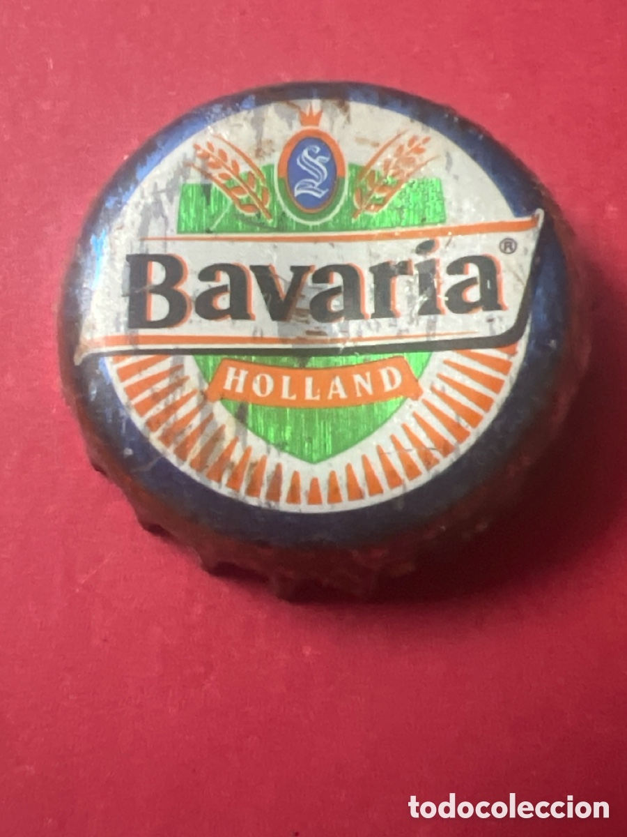 Coleccionismo de cervezas: T4/X32/C4. Chapa Cerveza Bavaria