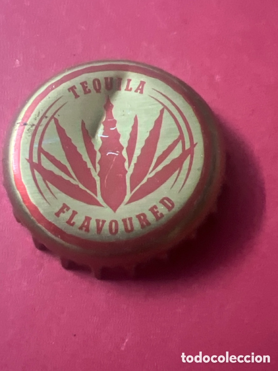 Coleccionismo de cervezas: T4/X32/D4. chapa tap&oacute;n corona de tequila flavoured