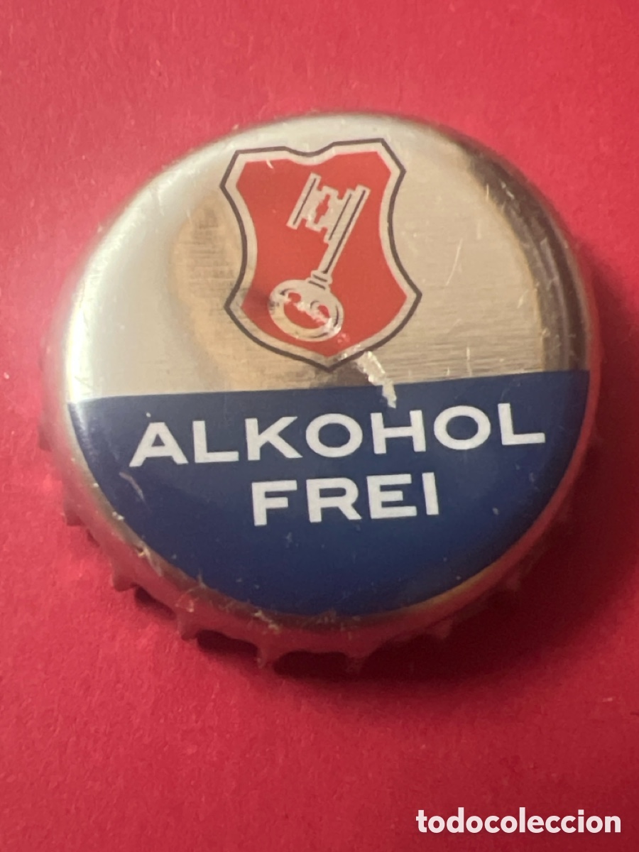 Coleccionismo de cervezas: T4/X32/E3. Chapa tap&oacute;n corona de cerveza alemana BECK'S ALKOHOL FREI