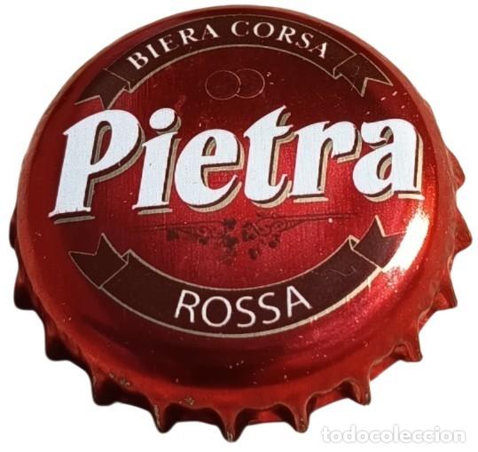 Coleccionismo de cervezas: Francia Capsule Bi&egrave;re Crown Cap Beer Brasserie Pietra Rossa Biera Corsa RP152 tap&oacute;n corona