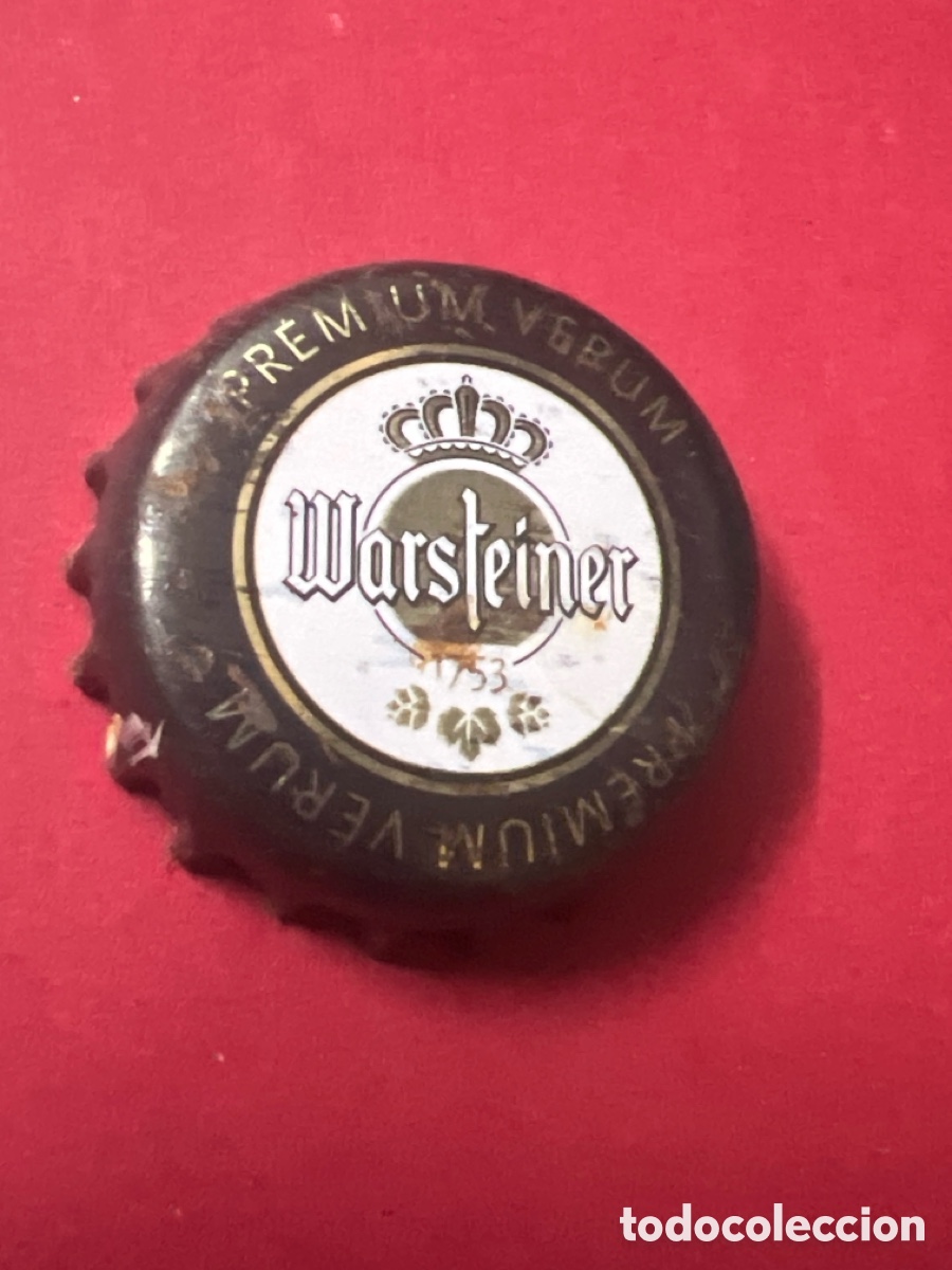 Coleccionismo de cervezas: T4/X32/K3. CHAPA CERVEZA - Warsteiner Premium Verum 1753