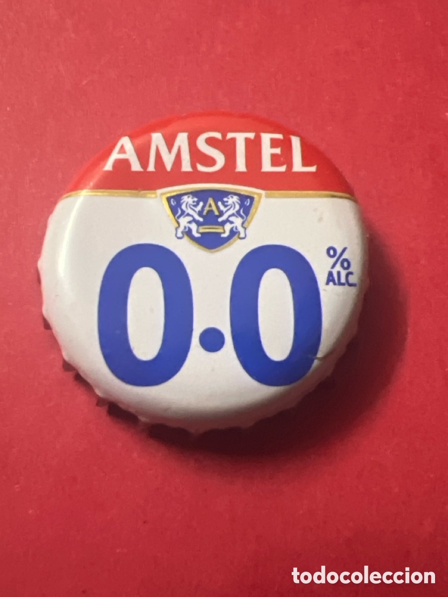 Coleccionismo de cervezas: T4/X32/K5. CHAPA CERVEZA - Amstel 0.0% Alc. A