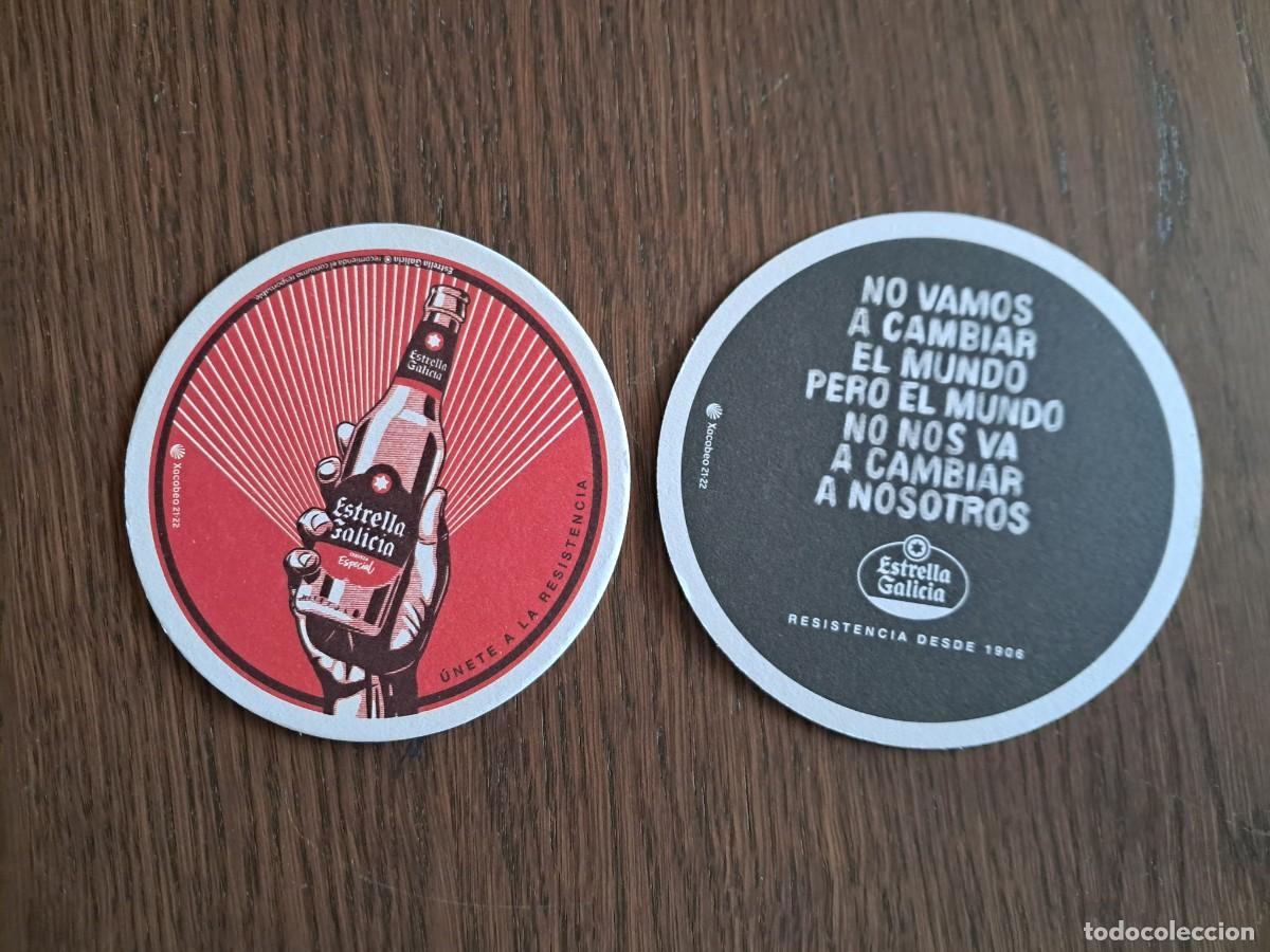 Coleccionismo de cervezas: posavasos de cerveza, Estrella Galicia, Xacobeo 21-22.
