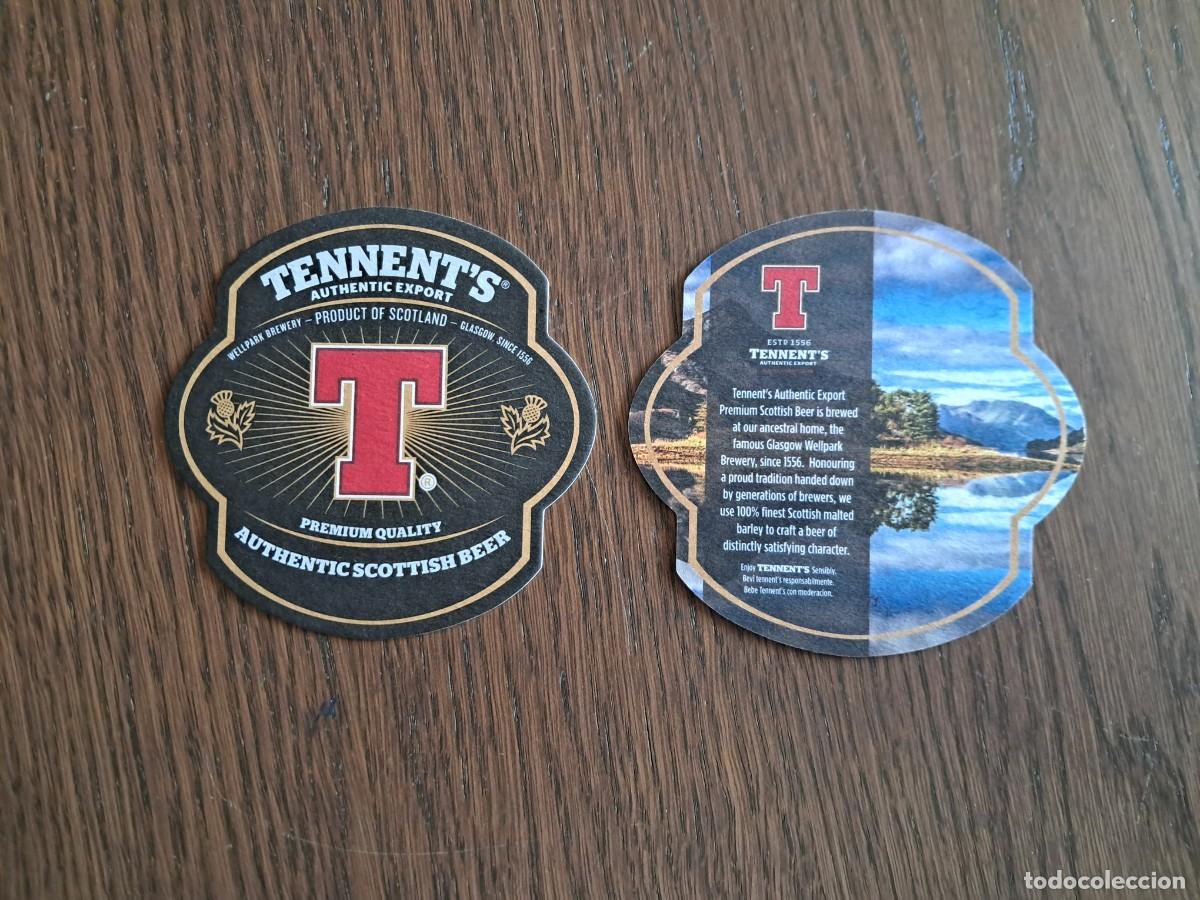 Coleccionismo de cervezas: posavasos de cerveza, Tennent's.