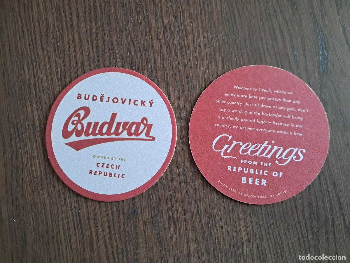 Coleccionismo de cervezas: posavasos de cerveza Checa, Budvar. - Foto 1