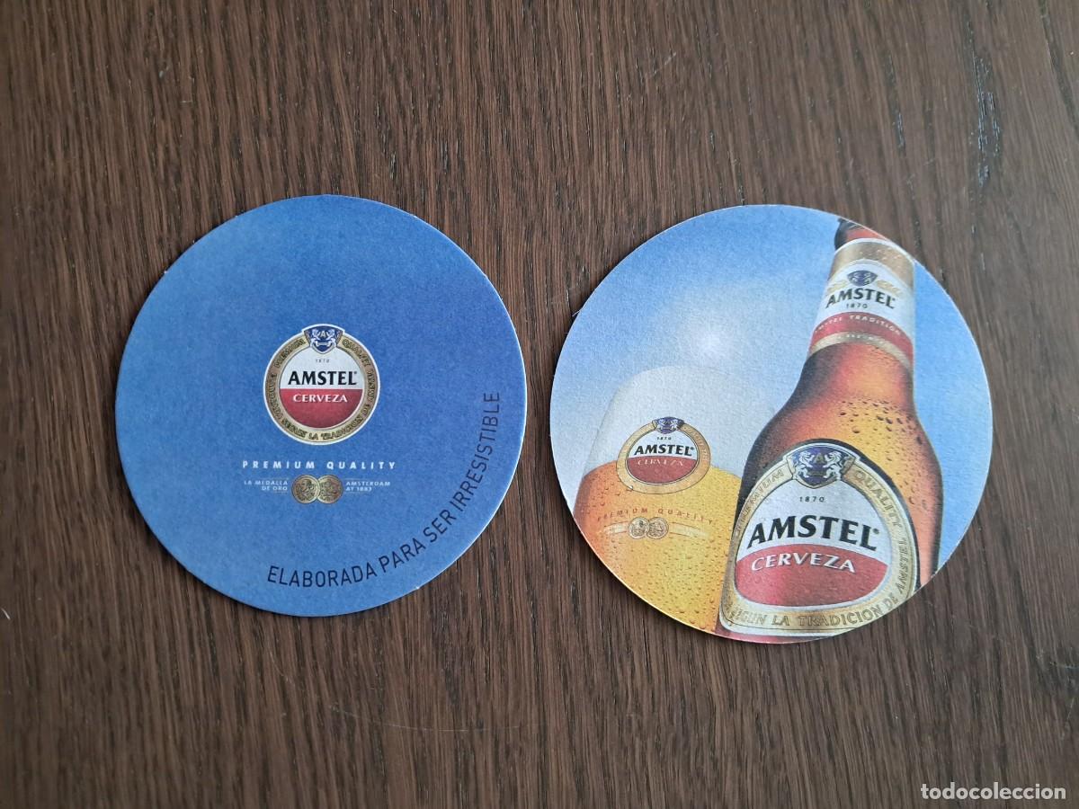 Coleccionismo de cervezas: posavasos de cerveza, Amstel, elaborada para ser irresistible.