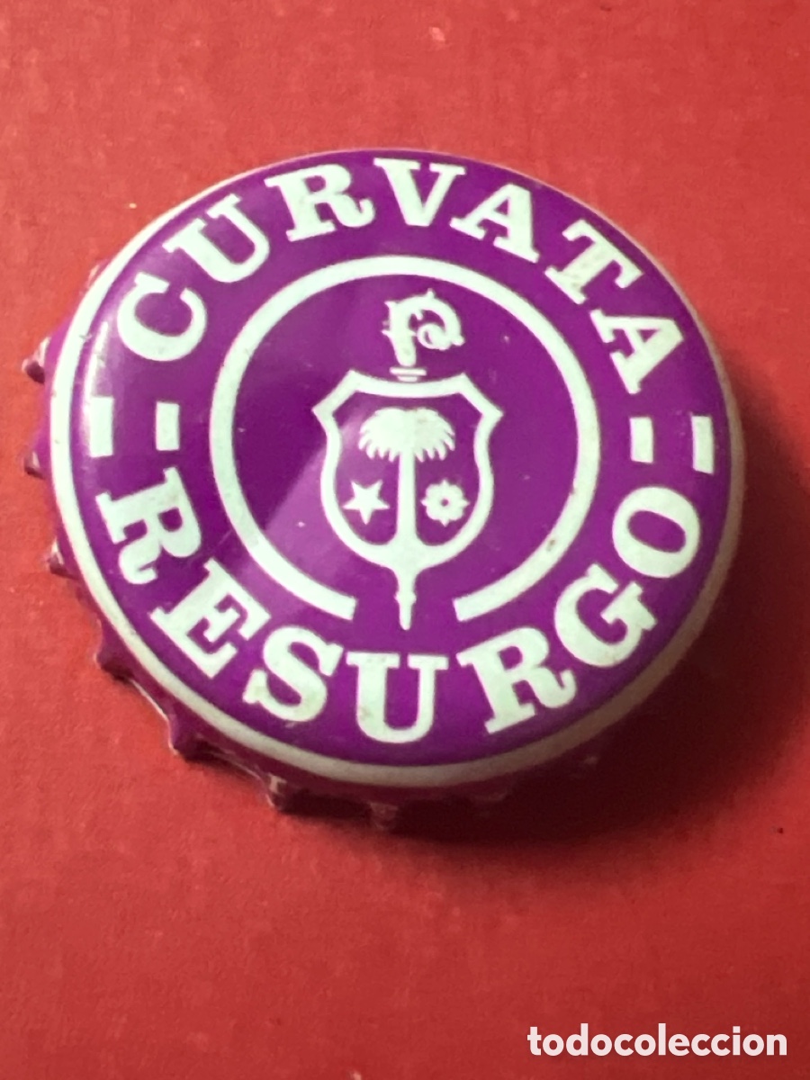 Coleccionismo de cervezas: T4/X32/K6. Chapa tap&oacute;n corona de la cerveza belga ROCHEFORT CURVATA RESURGO