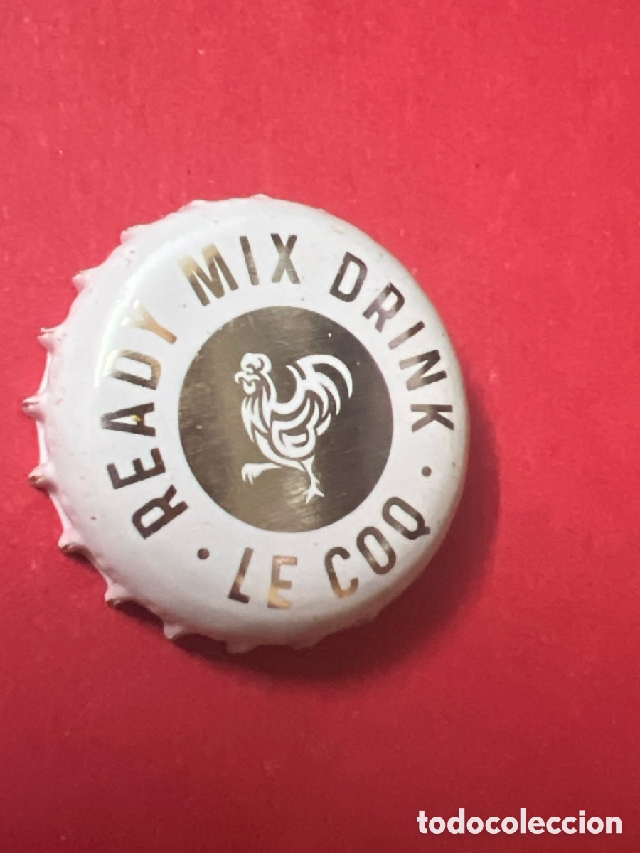 Coleccionismo de cervezas: T4/X32/M1. chapa tap&oacute;n corona de cerveza, Le Coq. ready mix drink. Estonia.